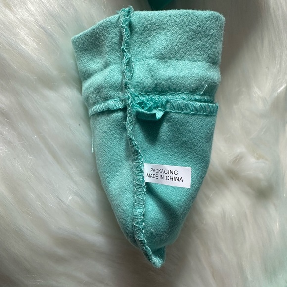 mini Pink Double Heart in silver - Picture 7 of 9